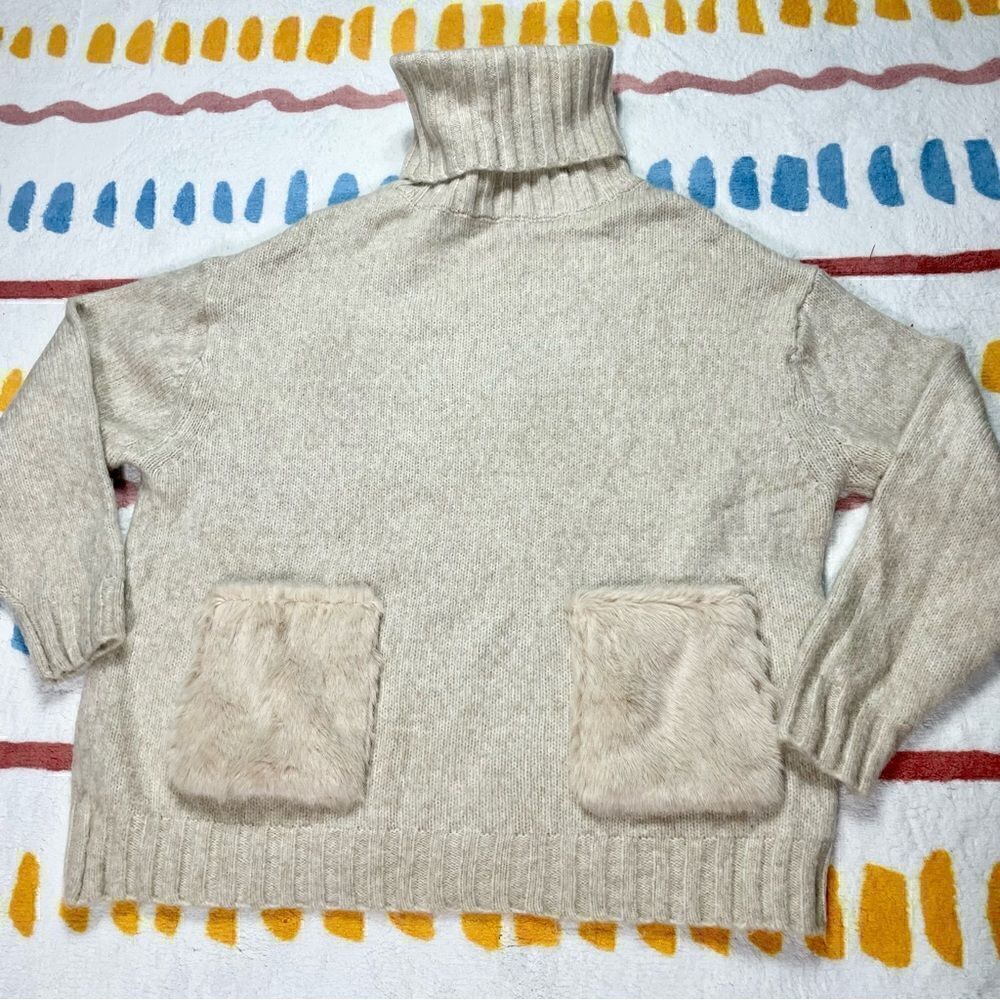 ZARA KNIT SWEATER 7% ALPACA - Picture 7 of 10